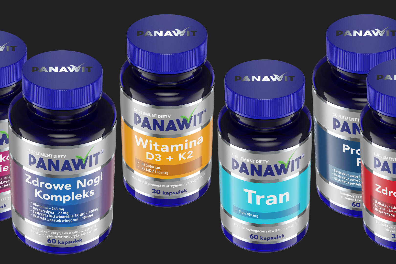 Rendery suplementów diety Panawit