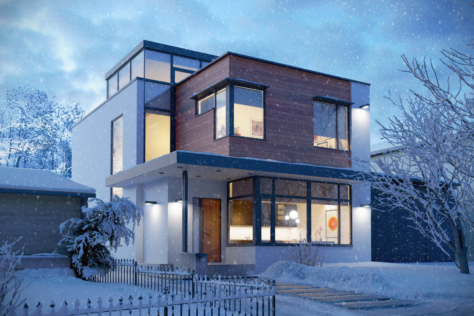 Wizualizacja architektoniczna z produktem 3d Miloo