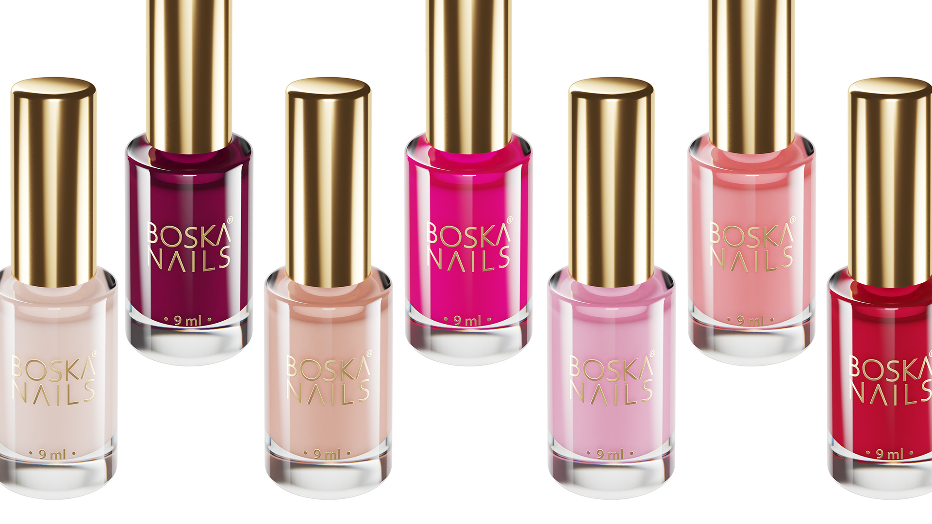 Wizualizacje produktów dla Boska Nails
